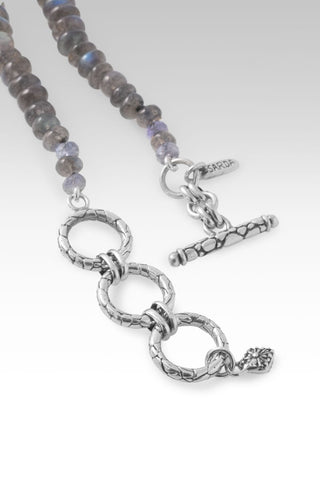 Beaded Labradorite Necklace™ in Watermark - Beaded Necklace - only found at SARDA™