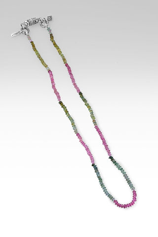 Beaded Multi Color Ombre Tourmaline Magnet Closure Necklace™ - Beaded Necklace - only found at SARDA™