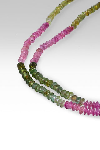 Beaded Multi Color Ombre Tourmaline Magnet Closure Necklace™ - Beaded Necklace - only found at SARDA™