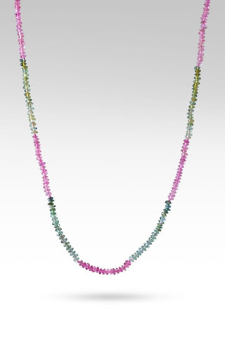 Beaded Multi Color Ombre Tourmaline Magnet Closure Necklace™ - Beaded Necklace - only found at SARDA™