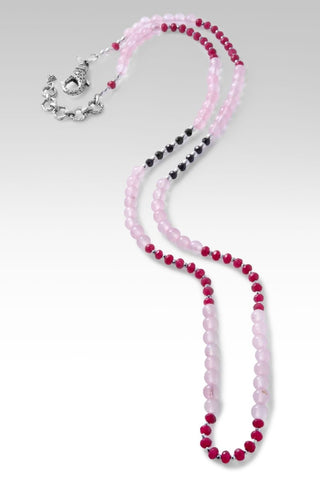 Beaded Mystic Coated Rose Quartz Necklace™ - Beaded Necklace - only found at SARDA™