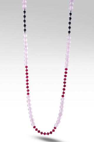 Beaded Mystic Coated Rose Quartz Necklace™ - Beaded Necklace - only found at SARDA™