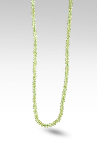 Beaded Peridot & Freshwater Pearl Necklace™ in Watermark - Beaded Necklace - only found at SARDA™