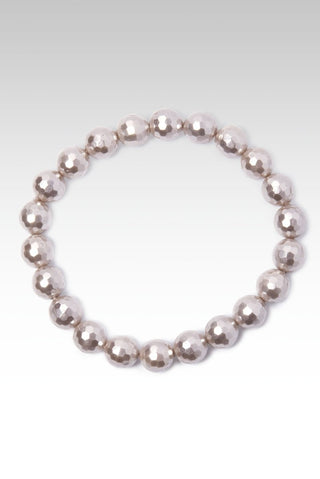 Beaded Platinum Mother of Pearl Bracelet™ - Beaded Bracelet - only found at SARDA™