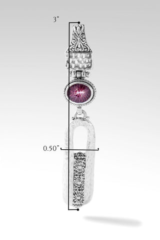Beautiful in Time Pendant™ in Hayward's Muse™ Mystic Quartz - Magnetic Enhancer Bail - only found at SARDA™