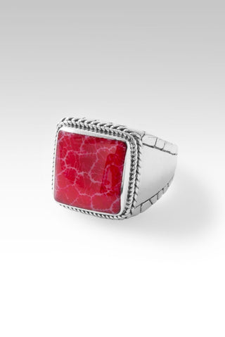 Believe Always Ring™ in Red Indonesian Coral - Statement - only found at SARDA™