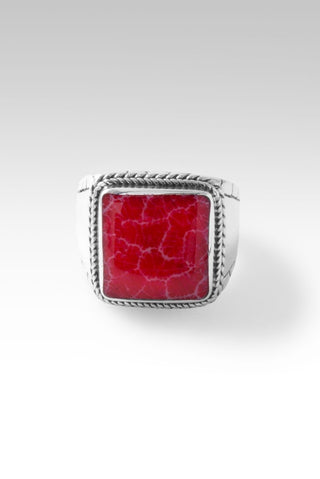 Believe Always Ring™ in Red Indonesian Coral - Statement - only found at SARDA™