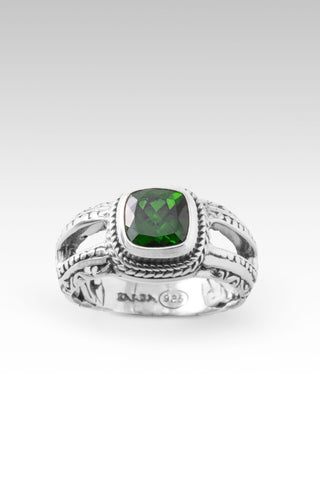 Believe Ring II™ in Chrome Diopside - Dinner - only found at SARDA™