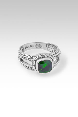 Believe Ring II™ in Chrome Diopside - Dinner - only found at SARDA™