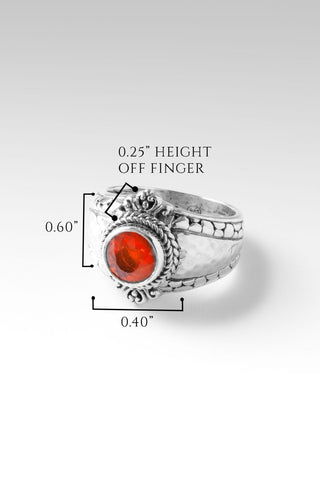 Benevolence Ring II™ in Mexican Fire Opal - Presale - only found at SARDA™