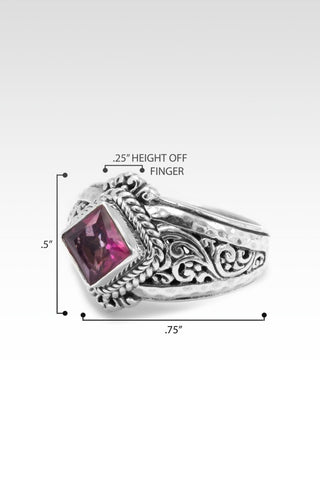 Benevolence Ring II™ in Pure Pink Mystic Topaz - Dinner - only found at SARDA™