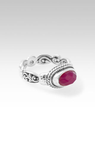 Best is Yet to Come Ring™ in Red Currant Quartz - Stackable - only found at SARDA™