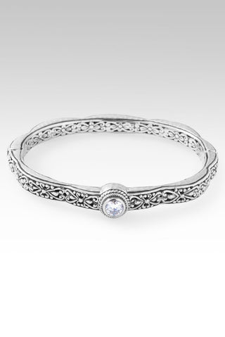 Blessed Assurance Bracelet II™ in Moissanite - Bangle - only found at SARDA™