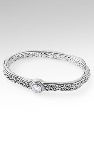 Blessed Assurance Bracelet II™ in Moissanite - Bangle - only found at SARDA™