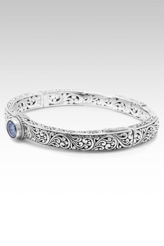 Blessed One Bangle™ in Celestial Blue™ Mystic Moissanite - Presale - only found at SARDA™