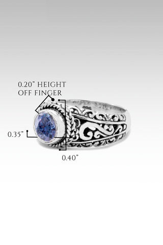 Blessed One Ring™ in Celestial Blue™ Mystic Moissanite - Presale - only found at SARDA™