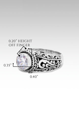 Blessed One Ring™ in Moissanite - Dinner - only found at SARDA™