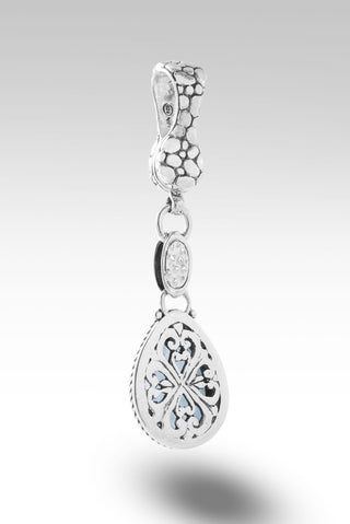 Blessed with Abundance Pendant™ in Aquamarine - Magnetic Enhancer Bail - only found at SARDA™