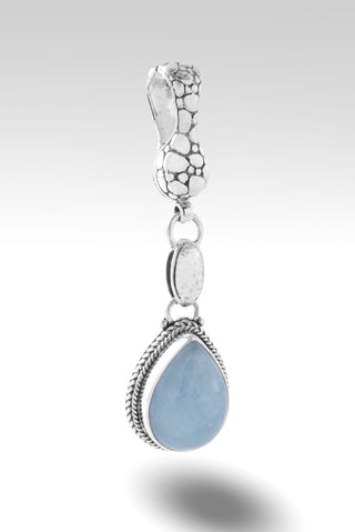 Blessed with Abundance Pendant™ in Aquamarine - Magnetic Enhancer Bail - only found at SARDA™