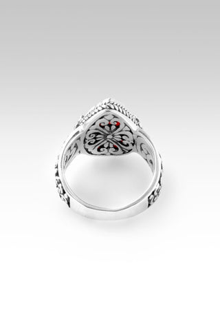 Bloom Happily Ring™ in Salmon Pink Simulated Opal - Dinner - only found at SARDA™