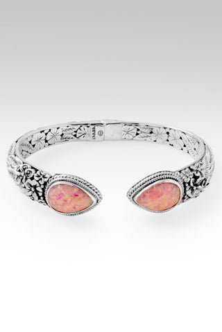 Bloom Happily Tip - to - Tip Bracelet™ in Salmon Pink Simulated Opal - Tip - to - Tip - only found at SARDA™