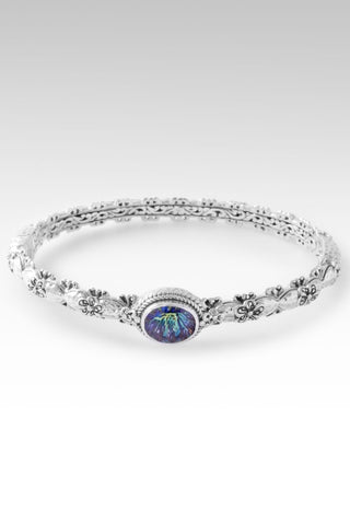 Bloom with Kindness Bangle™ in Moonlight™ Mystic Quartz - Bangle - only found at SARDA™