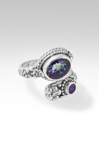 Bloom with Kindness Ring™ in Moonlight™ Mystic Quartz - Bypass - only found at SARDA™