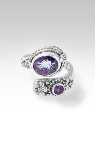 Bloom with Kindness Ring™ in Moonlight™ Mystic Quartz - Bypass - only found at SARDA™