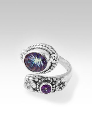 Bloom with Kindness Ring™ in Moonlight™ Mystic Quartz - Bypass - only found at SARDA™