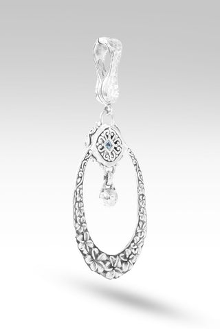 Blooming Joy Pendant II™ in Chrome Chameleon™ Mystiz Quartz - Magnetic Enhancer Bail - only found at SARDA™