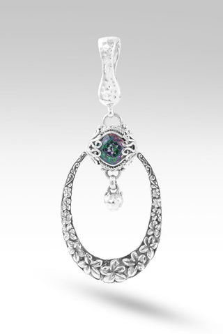 Blooming Joy Pendant II™ in Chrome Chameleon™ Mystiz Quartz - Magnetic Enhancer Bail - only found at SARDA™