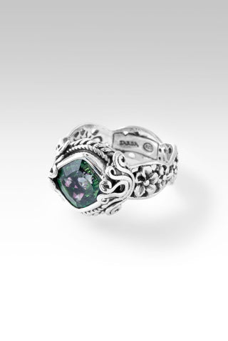 Blooming Joy Ring™ in Chrome Chameleon™ Mystiz Quartz - Dinner - only found at SARDA™