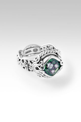 Blooming Joy Ring™ in Chrome Chameleon™ Mystiz Quartz - Dinner - only found at SARDA™