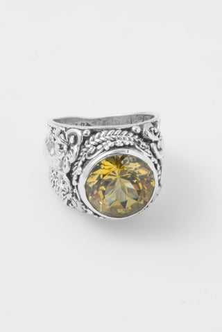 Blossom Ring™ in Yellow Apatite - Statement - only found at SARDA™