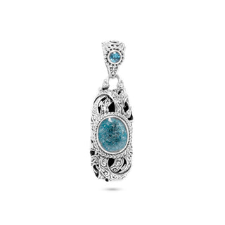 Blue Quartz & Swiss Blue Topaz Pendant™ - Last Chance - only found at SARDA™