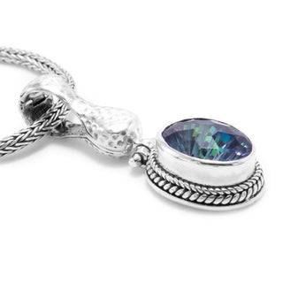 BLUE SEA ™ MYSTIC QUARTZ PENDANT WITH MAGNETIC ENHANCER BAIL™ - Last Chance - only found at SARDA™