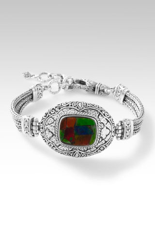 Boundless Love Bracelet™ in Ammolite Triplet - Single Stone - only found at SARDA™