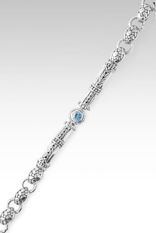 Brave Faith Bracelet™ in Blue Zircon - Multi Link - only found at SARDA™