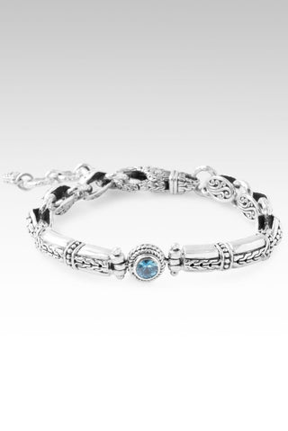 Brave Faith Bracelet™ in Blue Zircon - Multi Link - only found at SARDA™