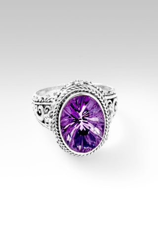 Bring About Peace Ring™ in Amethyst - Dinner - only found at SARDA™