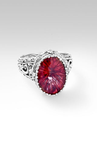 Bring About Peace Ring™ in Berrylicious™ Mystic Quartz - Dinner - only found at SARDA™