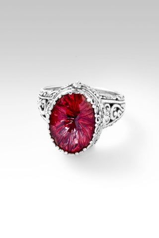 Bring About Peace Ring™ in Berrylicious™ Mystic Quartz - Dinner - only found at SARDA™