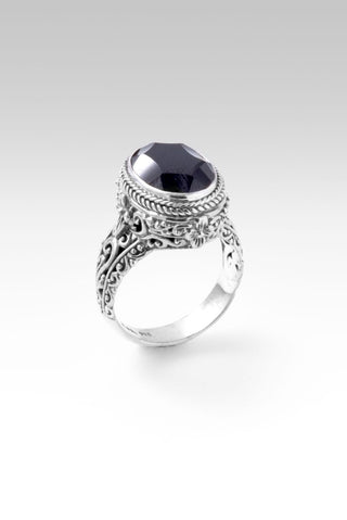 Bring About Peace Ring™ in Black Spinel - Dinner - only found at SARDA™