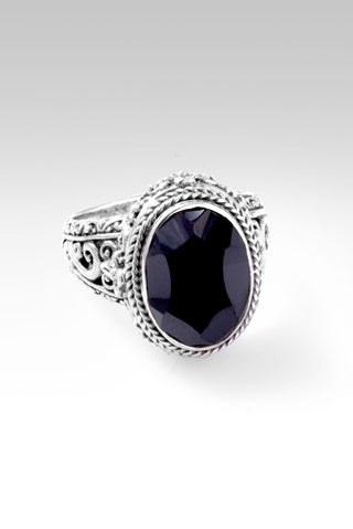 Bring About Peace Ring™ in Black Spinel - Dinner - only found at SARDA™