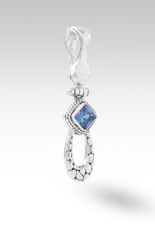 Calm Refuge Pendant™ in Sheer Luck™ Mystic Topaz - Magnetic Enhancer Bail - only found at SARDA™