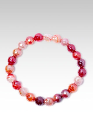 Beaded Multicolor Celestial Pink Agate Bracelet™ - Beaded Bracelet - only found at SARDA™