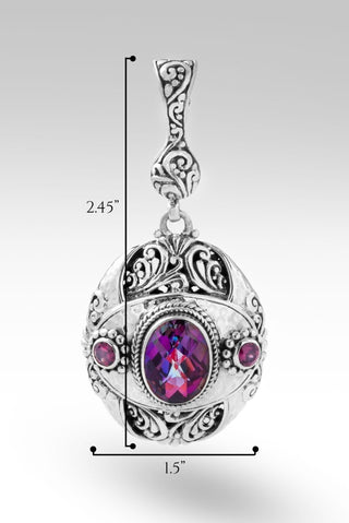 Change is Coming Pendant™ in Xanadu™ Mystic Quartz - Magnetic Enhancer Bail - only found at SARDA™