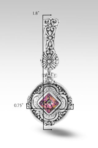 Cheerful Heart Pendant™ in Bali Sunrise™ Mystic Topaz - Magnetic Enhancer Bail - only found at SARDA™