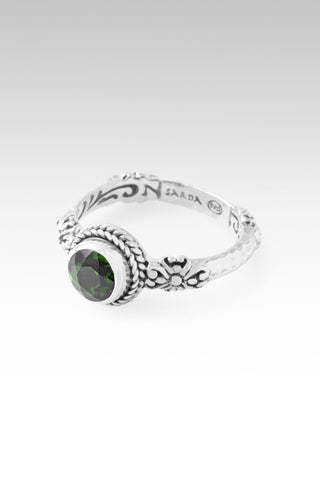 Cheerful Heart Ring™ in Chrome Diopside - Stackable - only found at SARDA™