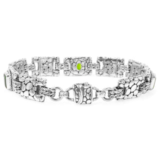 CHROME DIOPSIDE LINK BRACELET WITH MAGNETIC CLOSURE™ - Last Chance - only found at SARDA™